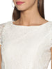 White Net Lace Dress