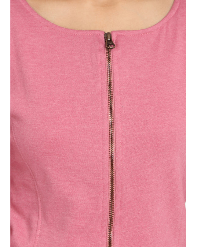 Browse Our Collection: Short Knit Jacket in Elegant Rose