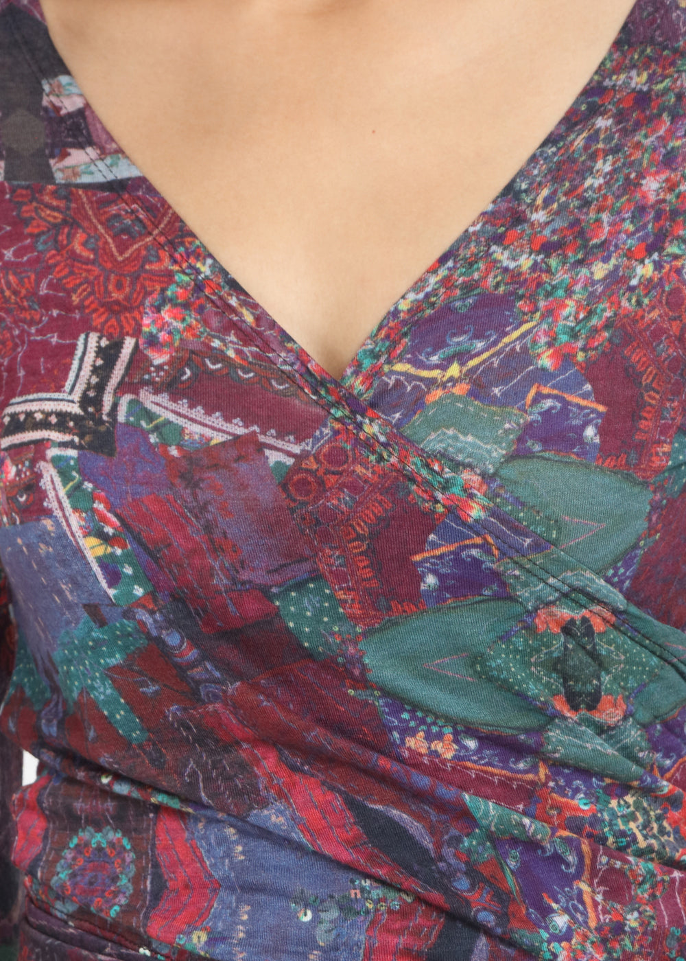 Wrap Around Top Purple