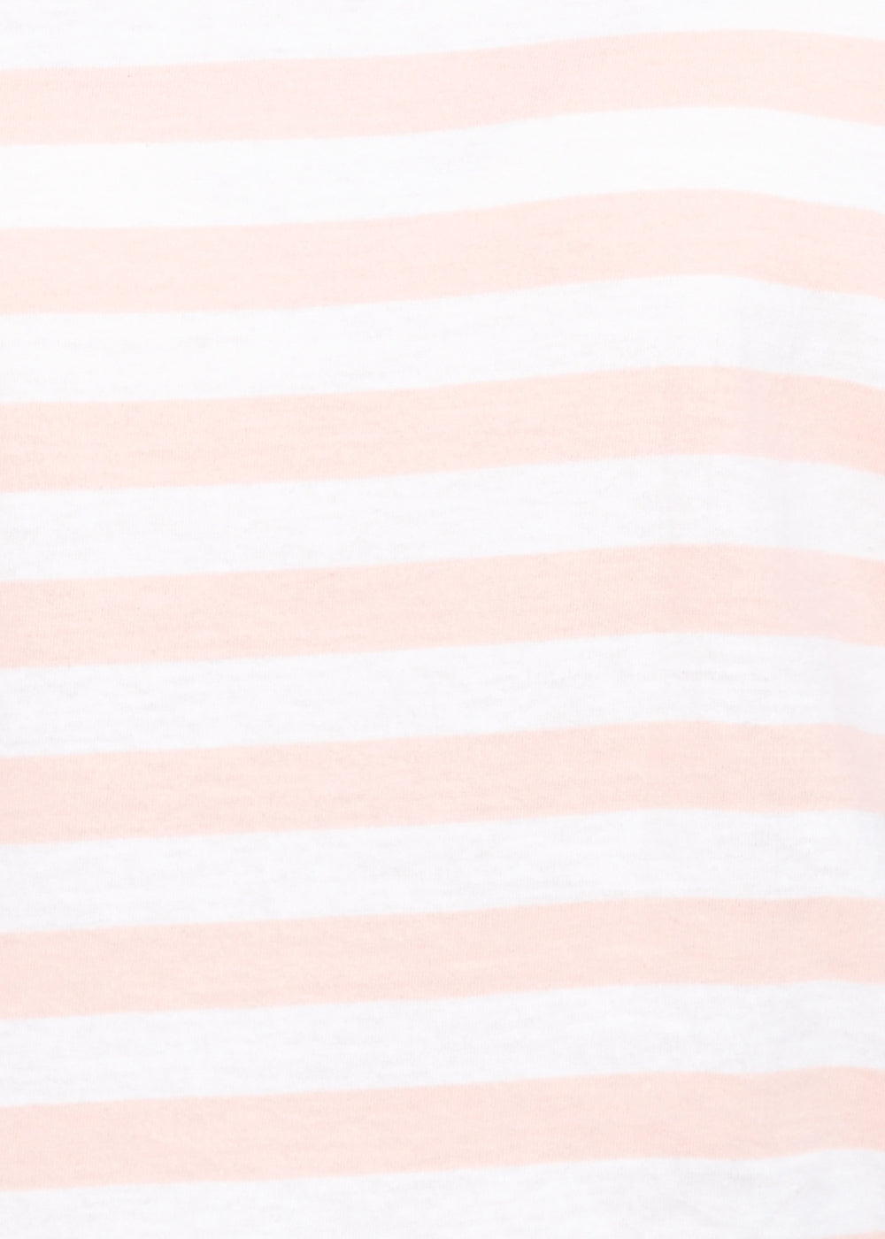 Striped Top with a Knot Peach & White Boat Neck - GENZEE