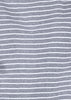 Grey & White Stripes fleece crop top - GENZEE