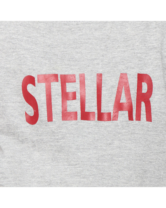 Grey Knit Crop Tee   (Stellar) - GENZEE