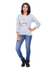 Grey Long Tees Rainbow Emoji - GENZEE