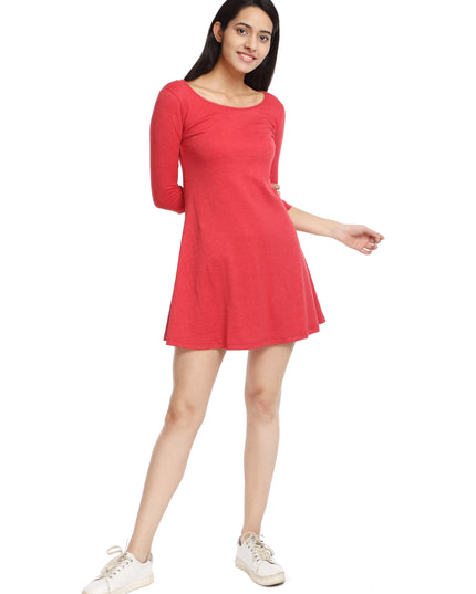 Shop the Vibrant Garnet Swing Dress Online