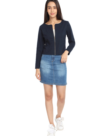 Shop the latest denim skirt trends online